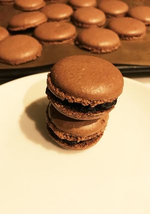 チョコマカロン-レシピのメイン写真