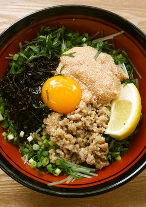 ひじきたっぷり　明太子まぜそば-レシピのメイン写真