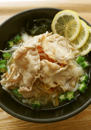 大和の豚塩うどん-レシピのメイン写真