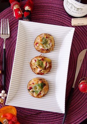 ✿椎茸のしらす入り梅しそチーズ焼き✿-レシピのメイン写真