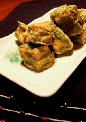 高野豆腐の磯辺揚げ風♪-レシピのメイン写真
