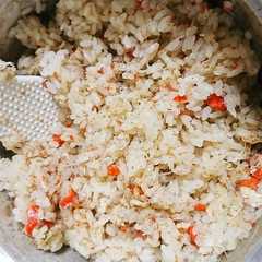 รูปของ セコガニの炊き込みご飯