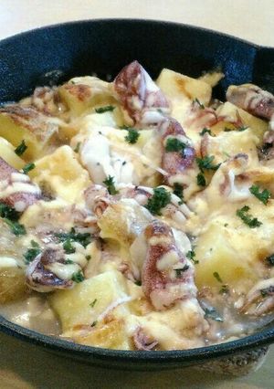 ☆豆イカとじゃが芋のチーズ焼き☆-レシピのメイン写真