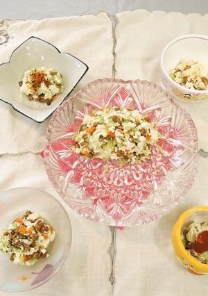 ダブル大豆:納豆の豆腐あえ-レシピのメイン写真