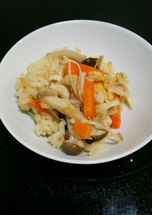 きのこの炊き込みご飯-レシピのメイン写真