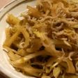 調味料は酒としょうゆだけ♪セロリさっと煮