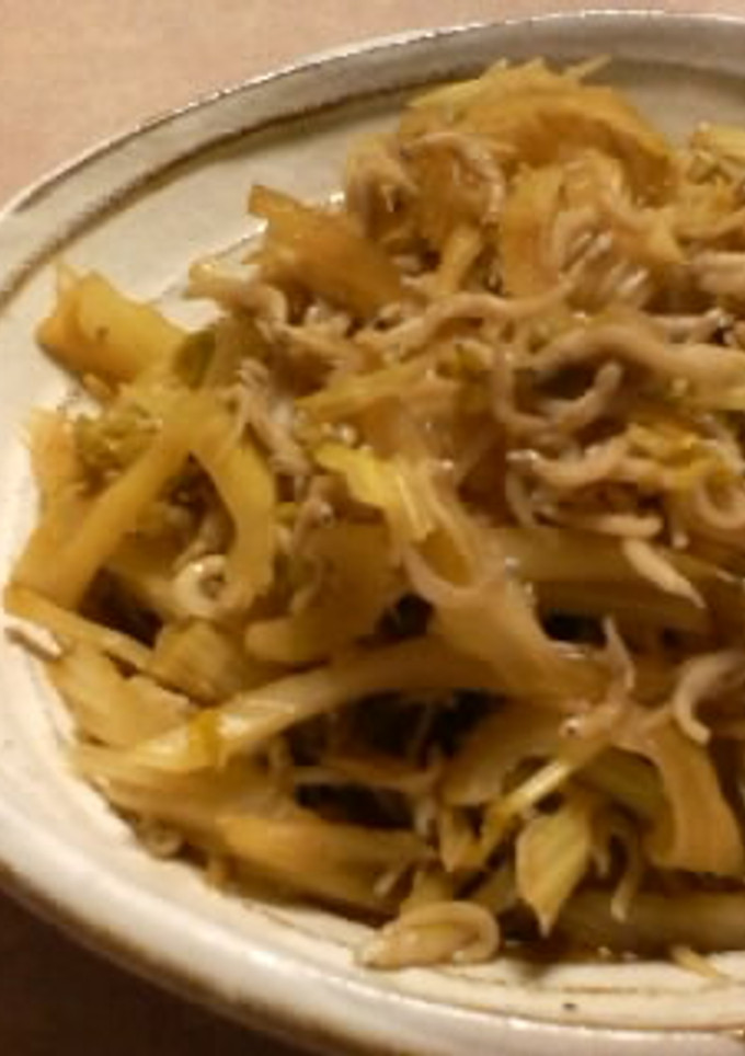 調味料は酒としょうゆだけ♪セロリさっと煮-レシピのメイン写真