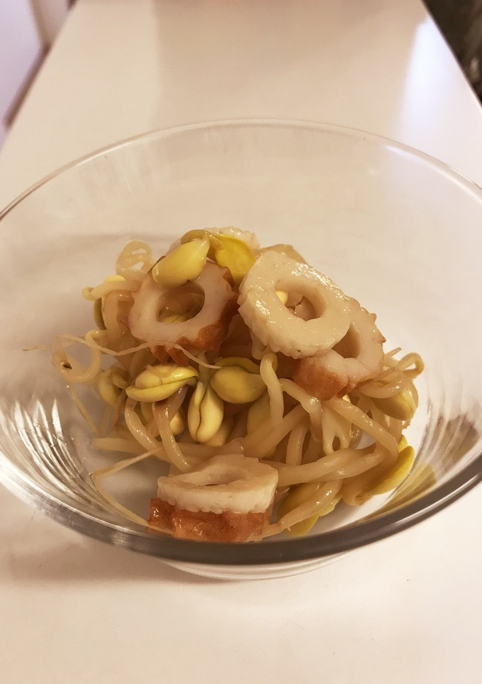 簡単過ぎます。豆もやしと竹輪の和え物-レシピのメイン写真