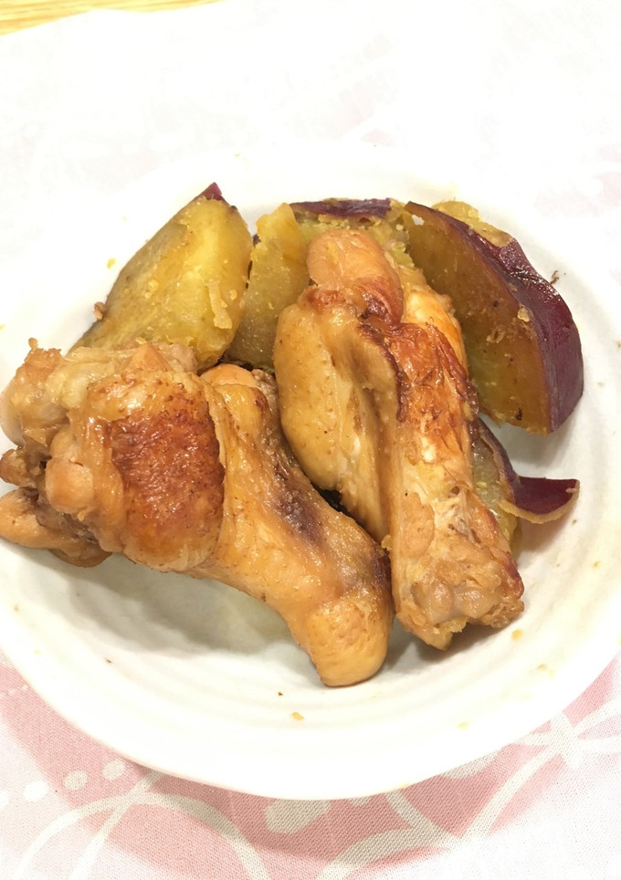 手羽元とさつまいもの煮物-レシピのメイン写真