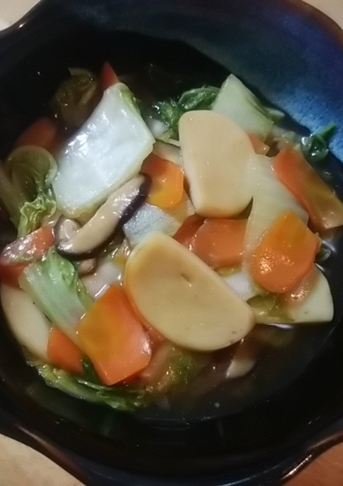 かまぼこと白菜の煮物-レシピのメイン写真