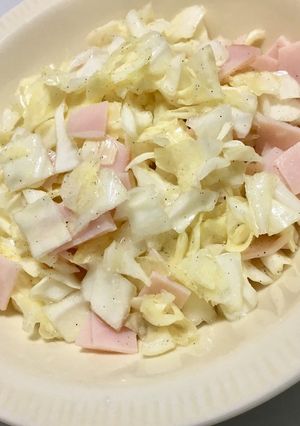 疲れに効く〜お酢のハムキャベツサラダ♡-レシピのメイン写真