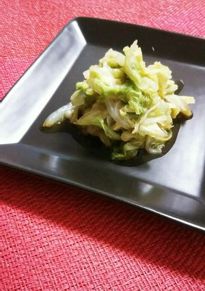 鍋の副菜にも♪白菜だけ☆生姜醤油和え。-レシピのメイン写真