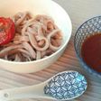 手作り紅茶うどんとトマトの麺つゆ