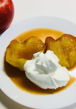 焼きリンゴのあったかハート-レシピのメイン写真