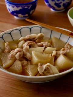 *やわらか大根と豚肉の煮物*-レシピのメイン写真