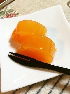 完熟柿の柿羊羹-レシピのメイン写真