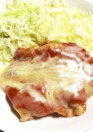 鶏モモトマトソース風チーズ焼き-レシピのメイン写真