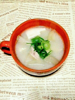 冬瓜と柔らか鶏むね肉の白い中華スープ-レシピのメイン写真