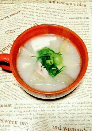 冬瓜と柔らか鶏むね肉の白い中華スープ-レシピのメイン写真