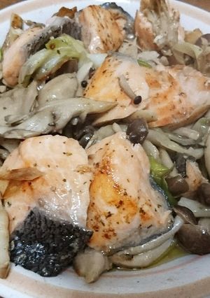 秋の味覚たくさんマヨクレイジーソルト炒め-レシピのメイン写真