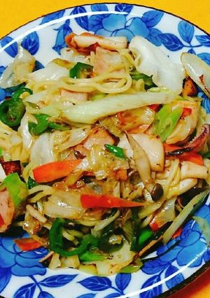 麺がこびりつかない！簡単！塩焼きそば-レシピのメイン写真