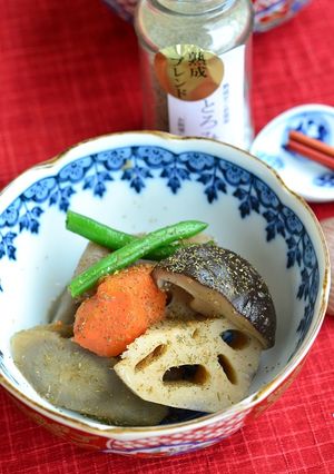 がごめ昆布粉入り根菜の煮物-レシピのメイン写真