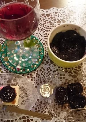 ♡ヘルシー♡ドライプルーンの赤ワイン煮-レシピのメイン写真