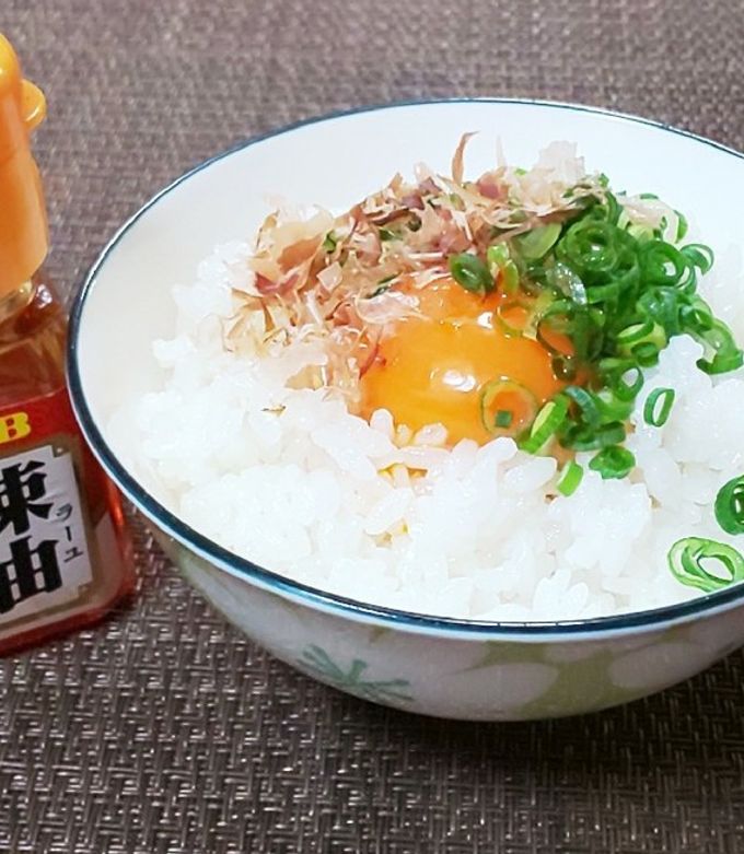 ラー油入り卵かけご飯。-レシピのメイン写真