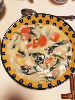 簡単なご馳走 白菜と肉団子のクリーム煮-レシピのメイン写真