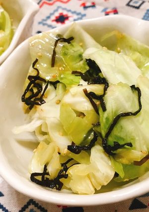 簡単やみつき定番おつまみ☆塩昆布キャベツ-レシピのメイン写真