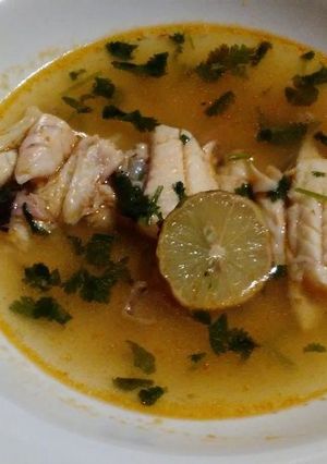 白身魚とパクチーのスープ-レシピのメイン写真