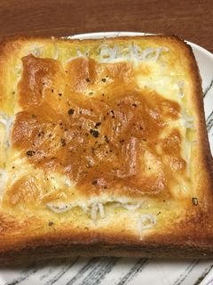 じゃこチーズトースト-レシピのメイン写真