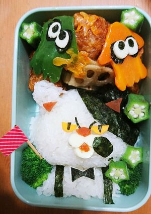 スプラトゥーン★ジャッジくん★キャラ弁-レシピのメイン写真