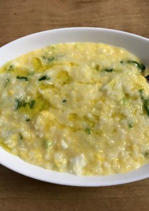 冷凍ご飯で超簡単玉子リゾット-レシピのメイン写真