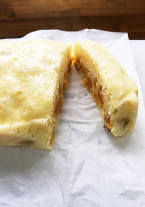 大メスティンでサツマイモ蒸しパン-レシピのメイン写真