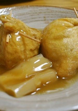 鶏つくね巾着-レシピのメイン写真