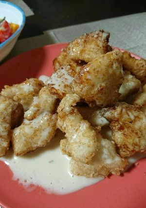 柔らかむね肉の唐揚げ♪ソース抜群♪-レシピのメイン写真