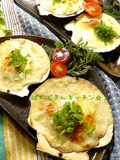 ホタテのミニグラタン-レシピのメイン写真