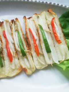簡単一品!もやしチーズちくわスティック-レシピのメイン写真