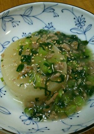 ふろふき大根肉そぼろ餡かけ-レシピのメイン写真