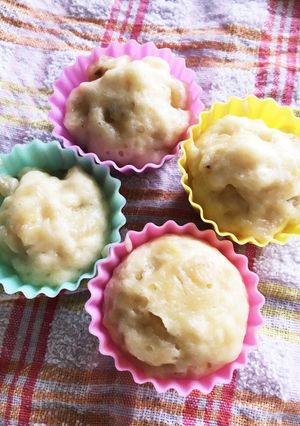離乳食 バナナ蒸しパン-レシピのメイン写真