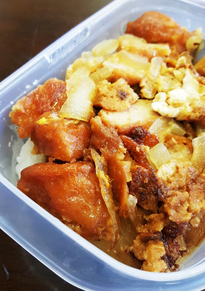 唐揚げの卵とじ丼-レシピのメイン写真
