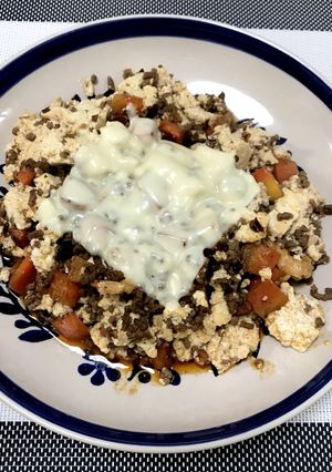 甘辛洋風チーズ肉豆腐-レシピのメイン写真