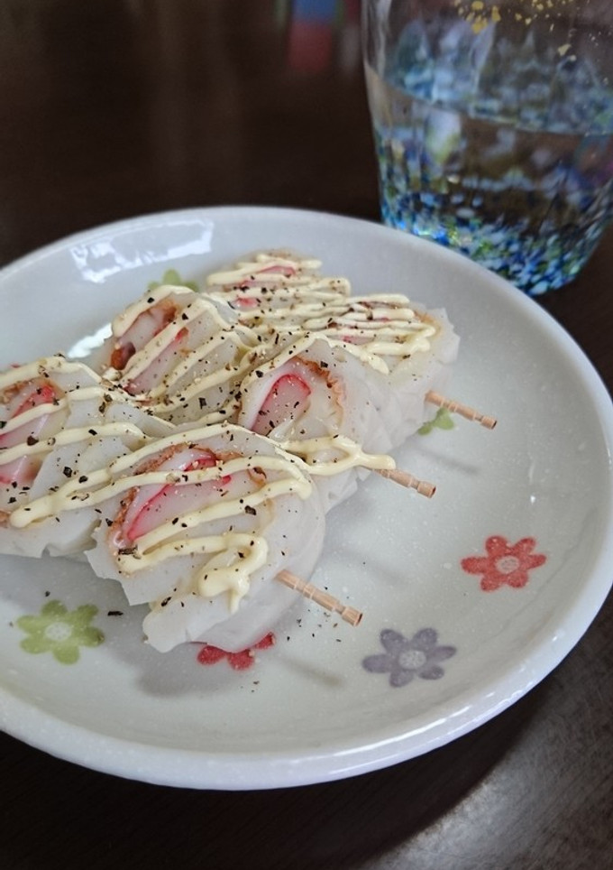 ちくわとかにかまのクルクル♪-レシピのメイン写真