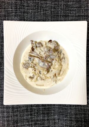 ホワイトビーフストロガノフ-レシピのメイン写真