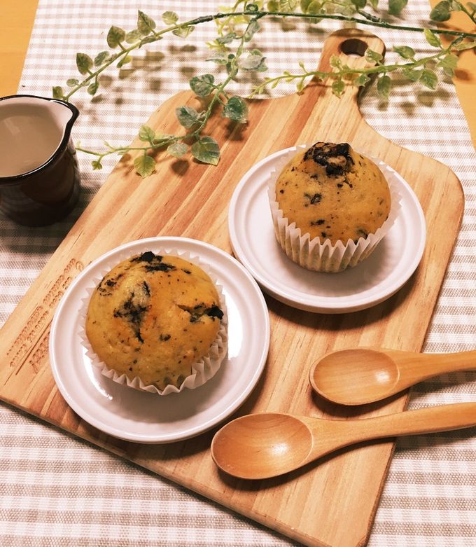 バレンタインに！簡単HMチョコマフィン-レシピのメイン写真