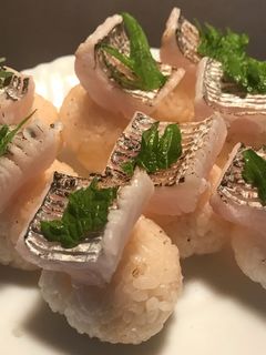 太刀魚の炙り手毬寿司-レシピのメイン写真
