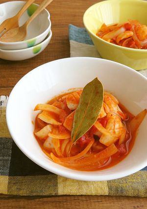 簡単イタリアン♪いかのトマト煮込み-レシピのメイン写真