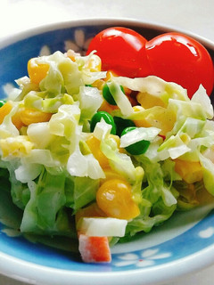 ☆5分で簡単☆キャベツのレンチンサラダ☆-レシピのメイン写真