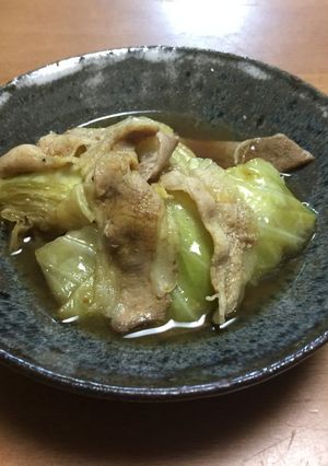 きゃべつと豚バラの和風カレー煮-レシピのメイン写真